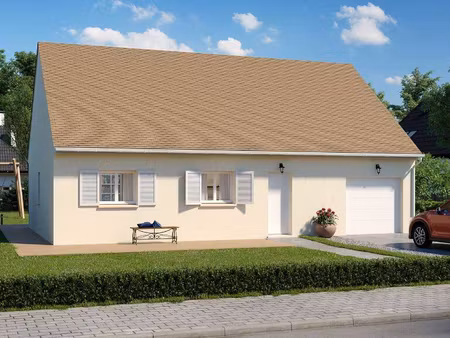 terrain avec maison neuve à vendre