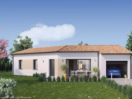 terrain avec maison neuve à vendre