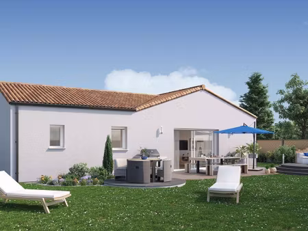 terrain avec maison neuve à vendre