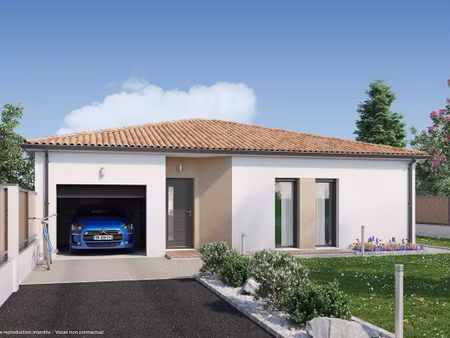 terrain avec maison neuve à vendre