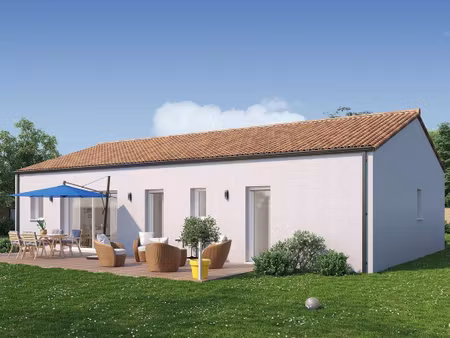 terrain avec maison neuve à vendre