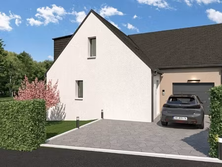 terrain avec maison neuve à vendre