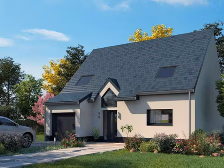 terrain avec maison neuve à vendre