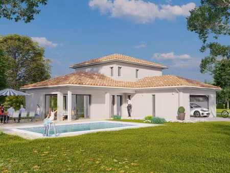 terrain avec maison neuve à vendre