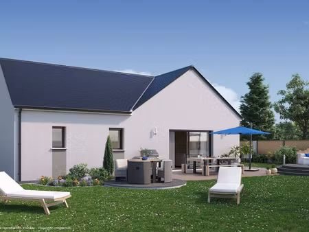 terrain avec maison neuve à vendre