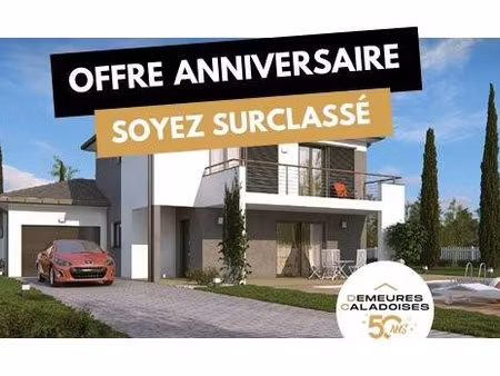 terrain avec maison neuve à vendre