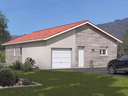 terrain avec maison neuve à vendre