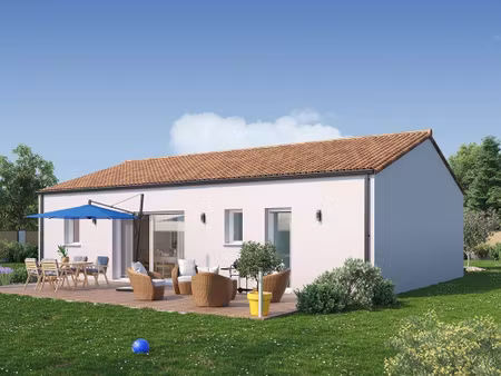 terrain avec maison neuve à vendre