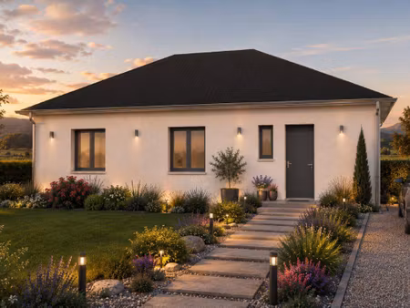 terrain avec maison neuve à vendre