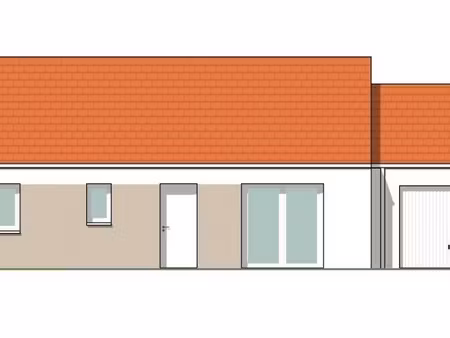 terrain avec maison neuve à vendre