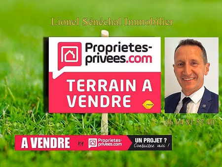 terrain constructible viabilisé à vendre
