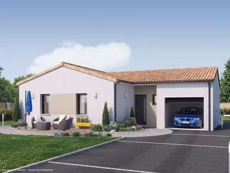 terrain avec maison neuve à vendre