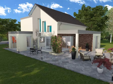 terrain avec maison neuve à vendre