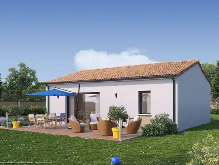 terrain avec maison neuve à vendre