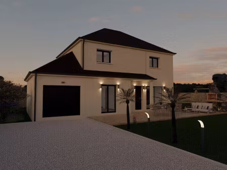 terrain avec maison neuve à vendre