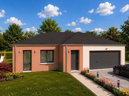 terrain avec maison neuve à vendre