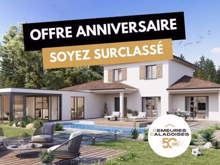 terrain avec maison neuve à vendre