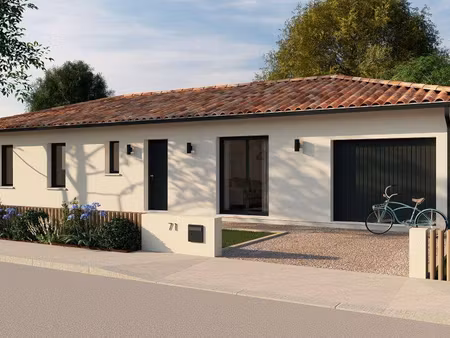 terrain avec maison neuve à vendre
