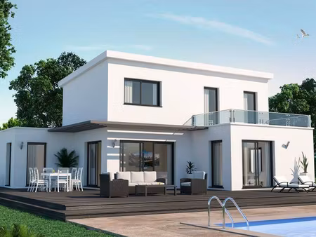 terrain avec maison neuve à vendre