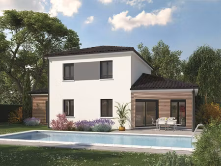 terrain avec maison neuve à vendre