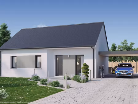 terrain avec maison neuve à vendre