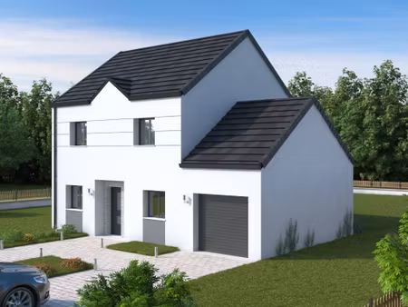 terrain avec maison neuve à vendre