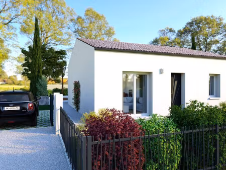 terrain avec maison neuve à vendre