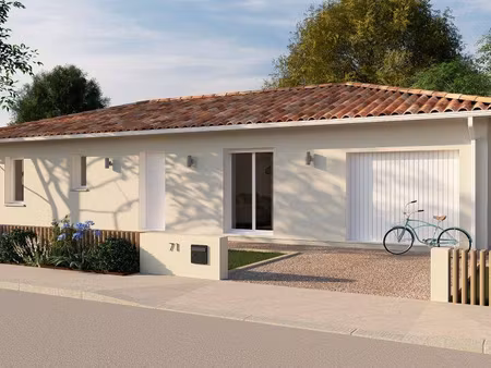 terrain avec maison neuve à vendre