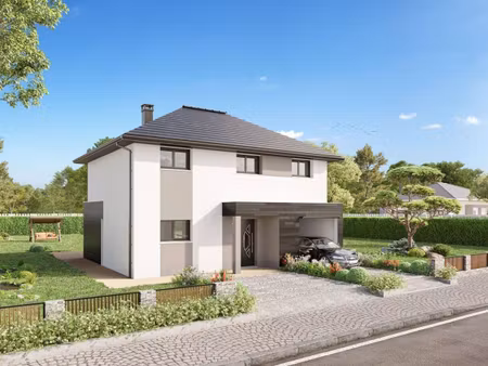 terrain avec maison neuve à vendre
