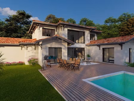 terrain avec maison neuve à vendre