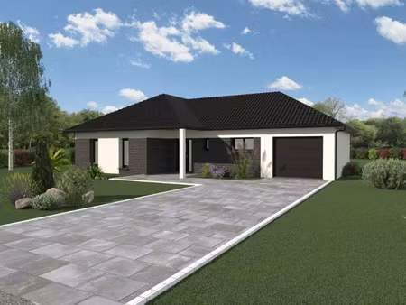 terrain avec maison neuve à vendre