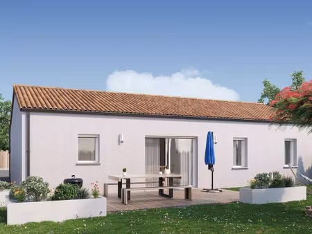 terrain avec maison neuve à vendre