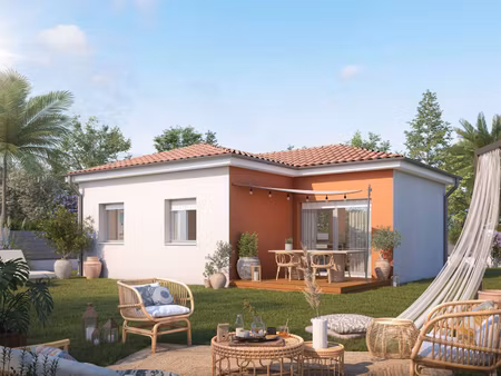 terrain avec maison neuve à vendre
