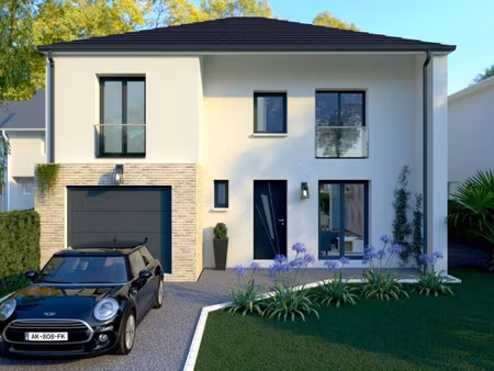 terrain avec maison neuve à vendre