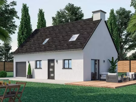 terrain avec maison neuve à vendre