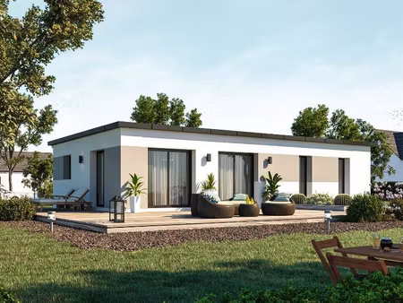 terrain avec maison neuve à vendre