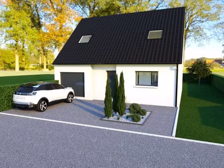 terrain avec maison neuve à vendre