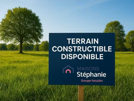 terrain constructible à vendre