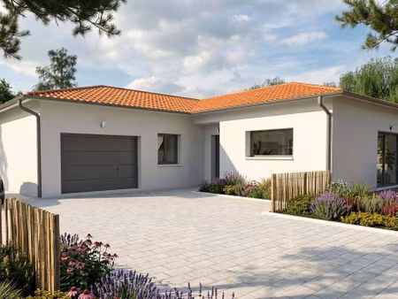 terrain avec maison neuve à vendre