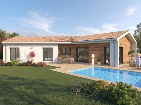 terrain avec maison neuve à vendre