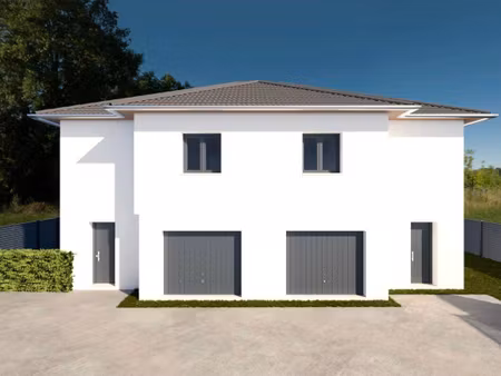 terrain avec maison neuve à vendre