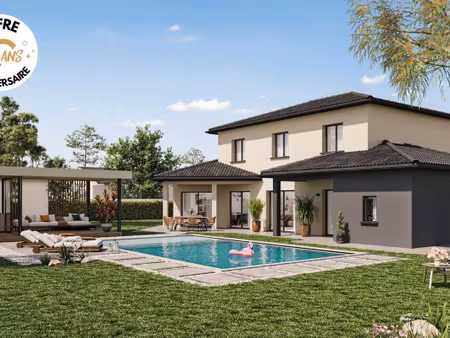 terrain avec maison neuve à vendre