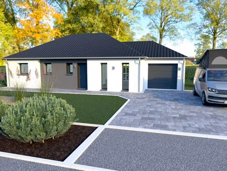 terrain avec maison neuve à vendre