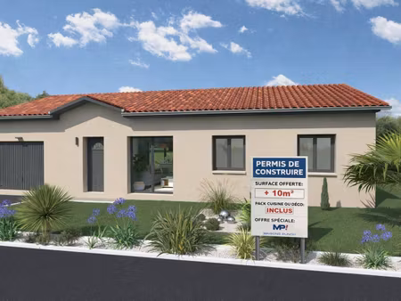 terrain avec maison neuve à vendre