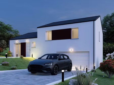 terrain avec maison neuve à vendre