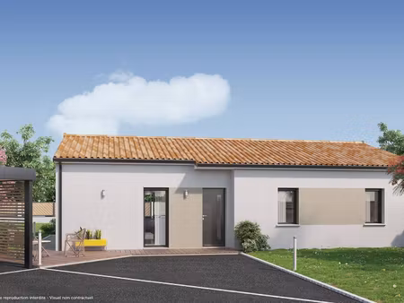 terrain avec maison neuve à vendre