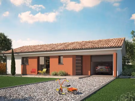 terrain avec maison neuve à vendre