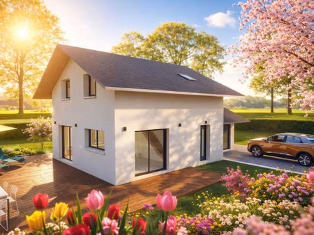 terrain avec maison neuve à vendre