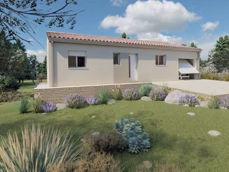 terrain avec maison neuve à vendre