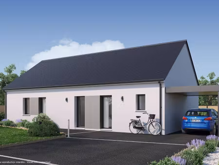 terrain avec maison neuve à vendre